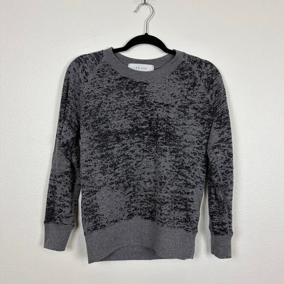 IRO Lisbet Burnout Animal Print Two Tone Crewneck Small - Picture 1 of 4